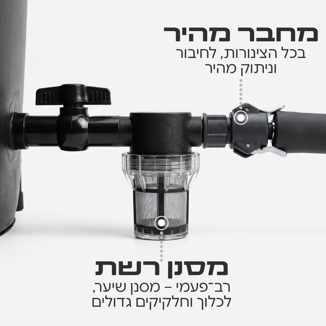 אמבטיית קרח אובלית עם צ׳ילר