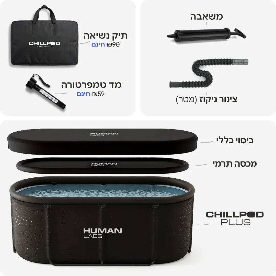 CHILLPOD Plus - אמבטיית קרח